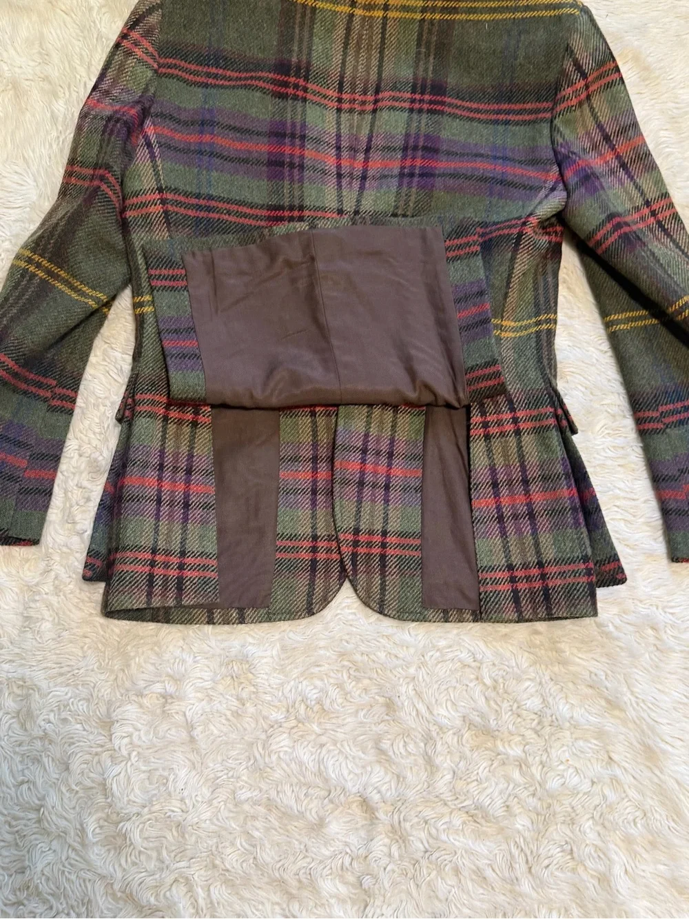 NWT Polo Ralph Lauren The RL67 Plaid Tweed Jacket - Size 38R
